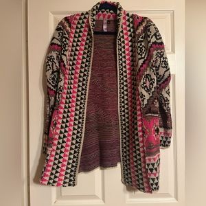 Alya Pink and Black Sweater Size Small/Medium